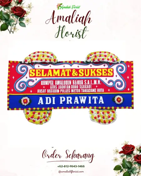 Papan Bunga Ucapan Selamat Dahadano Gawu Gawu