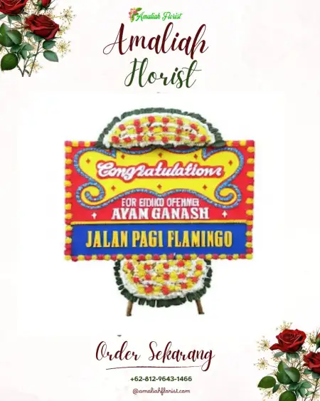 Sewa Papan Bunga Dahadano Gawu Gawu